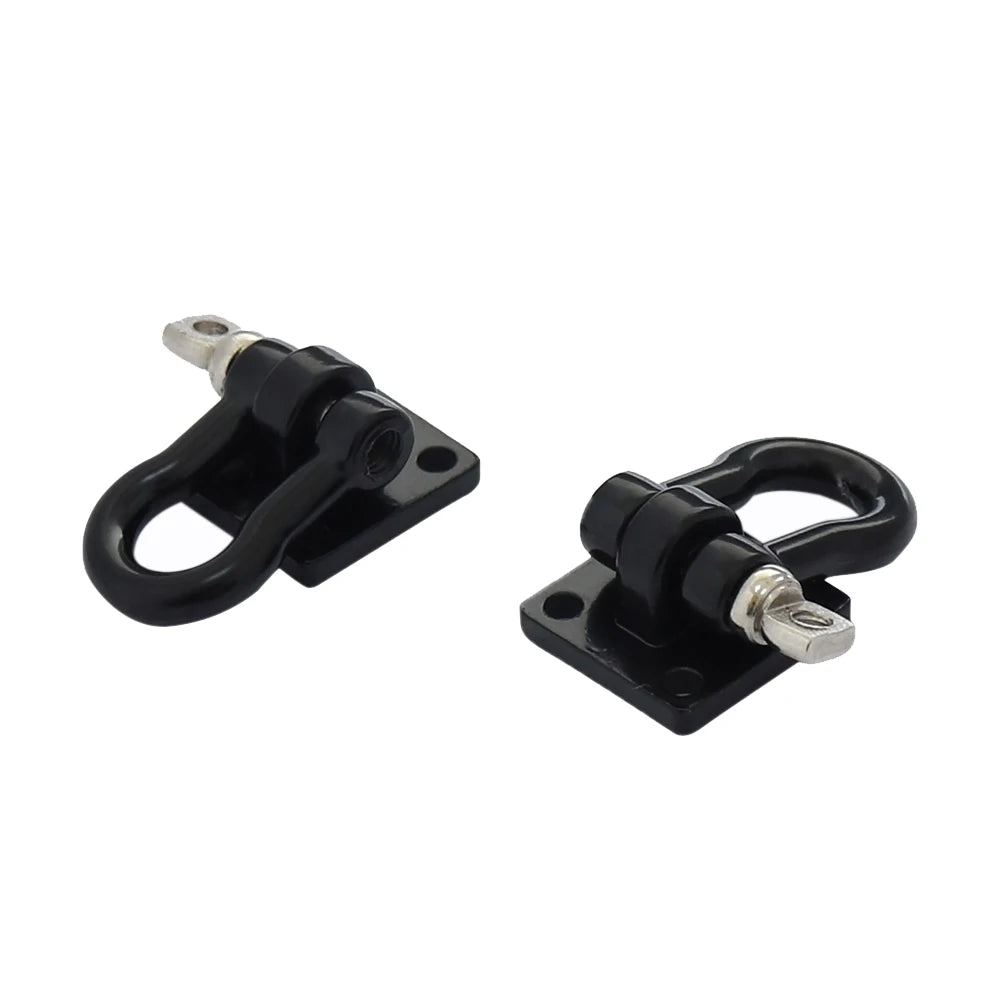 Metal Recovery Drag Chains Trailer Hitch Shackle Winch Anchor for 1/10 RC Crawler TRX4 close-up view