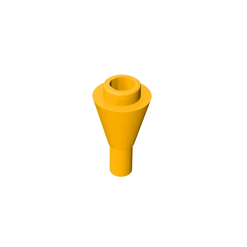 Gobricks GDS-1138 Cone 1 x 1 Inverted with Bar | Building Block for DIY Creations lifestyle view