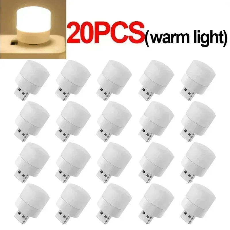 Mini LED Book Reading Light | USB Rechargeable Portable Desk Lamp close-up view