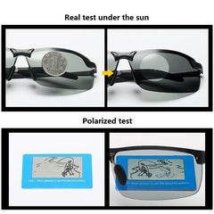Sunglasses Driving Fishing Chameleon Glasses Change Color Sun Glasses Day Night Vision U detail view