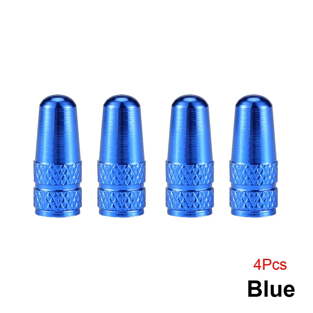4Pcs Aluminum Presta Valve Caps detail view