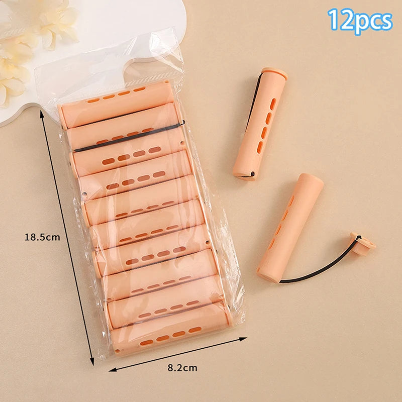 〔YS1〕12pcs Hair Perm Rods Short Cold Wave Rods Hair Curler No Heat Perming Rods Hair Cur detail view