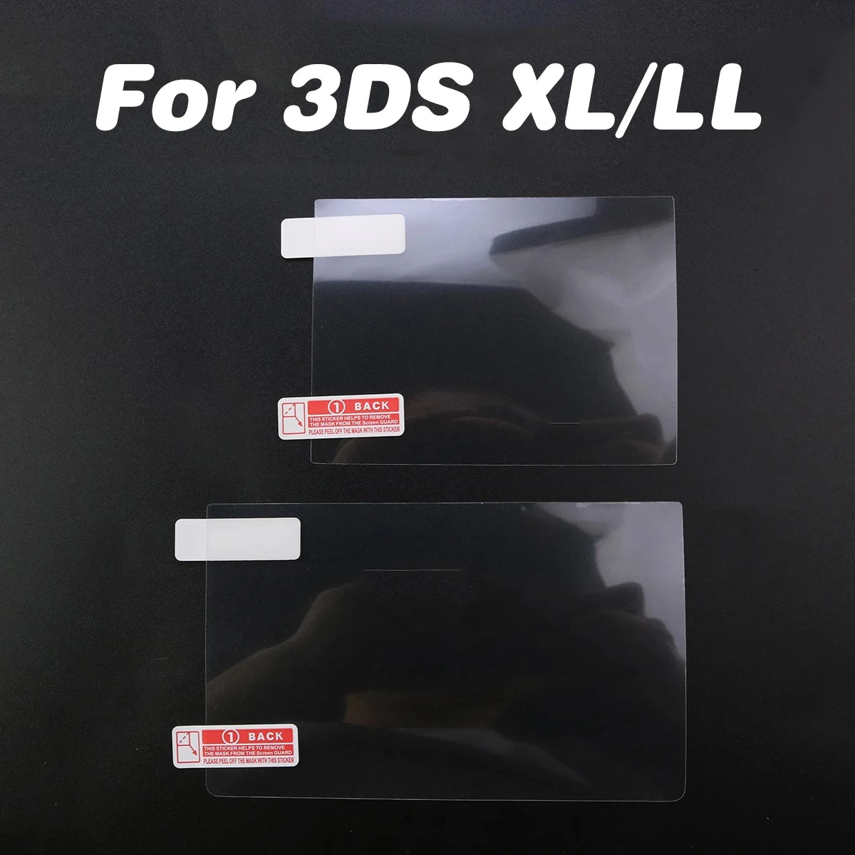 1Set Protective Film For New 3DS XL LL Clear Top Bottom Screen Protector Films For Nintend 3DS XL/LL