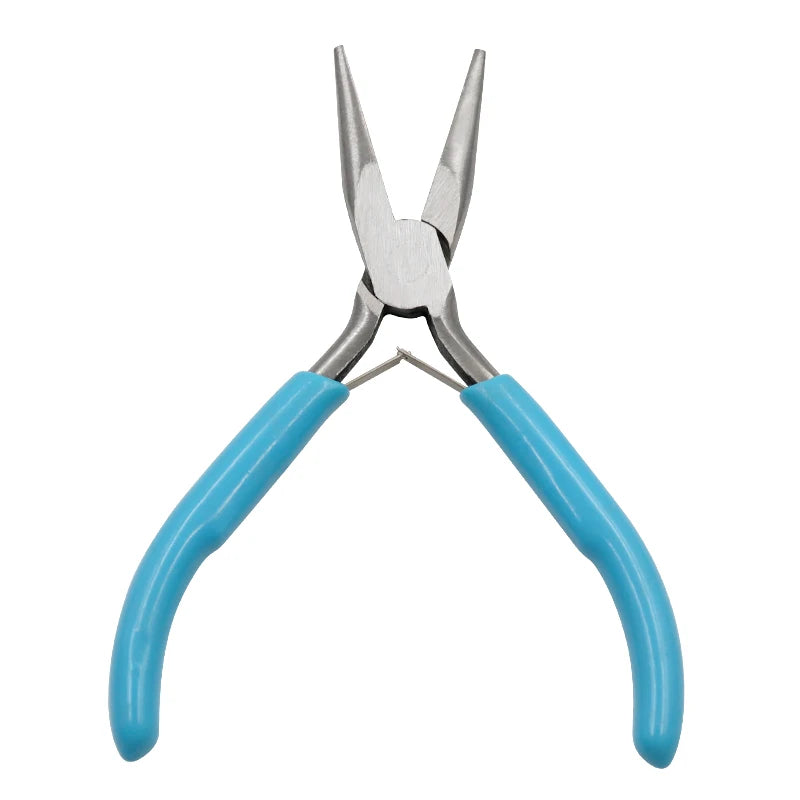 End Cutting Wire Pliers | Jewelry Making Tool Set with Bent Handle close-up view