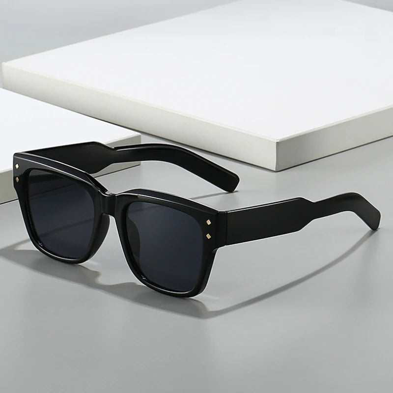 Classic Square Sunglasses UV400 | Unisex Fashion Shades detail view