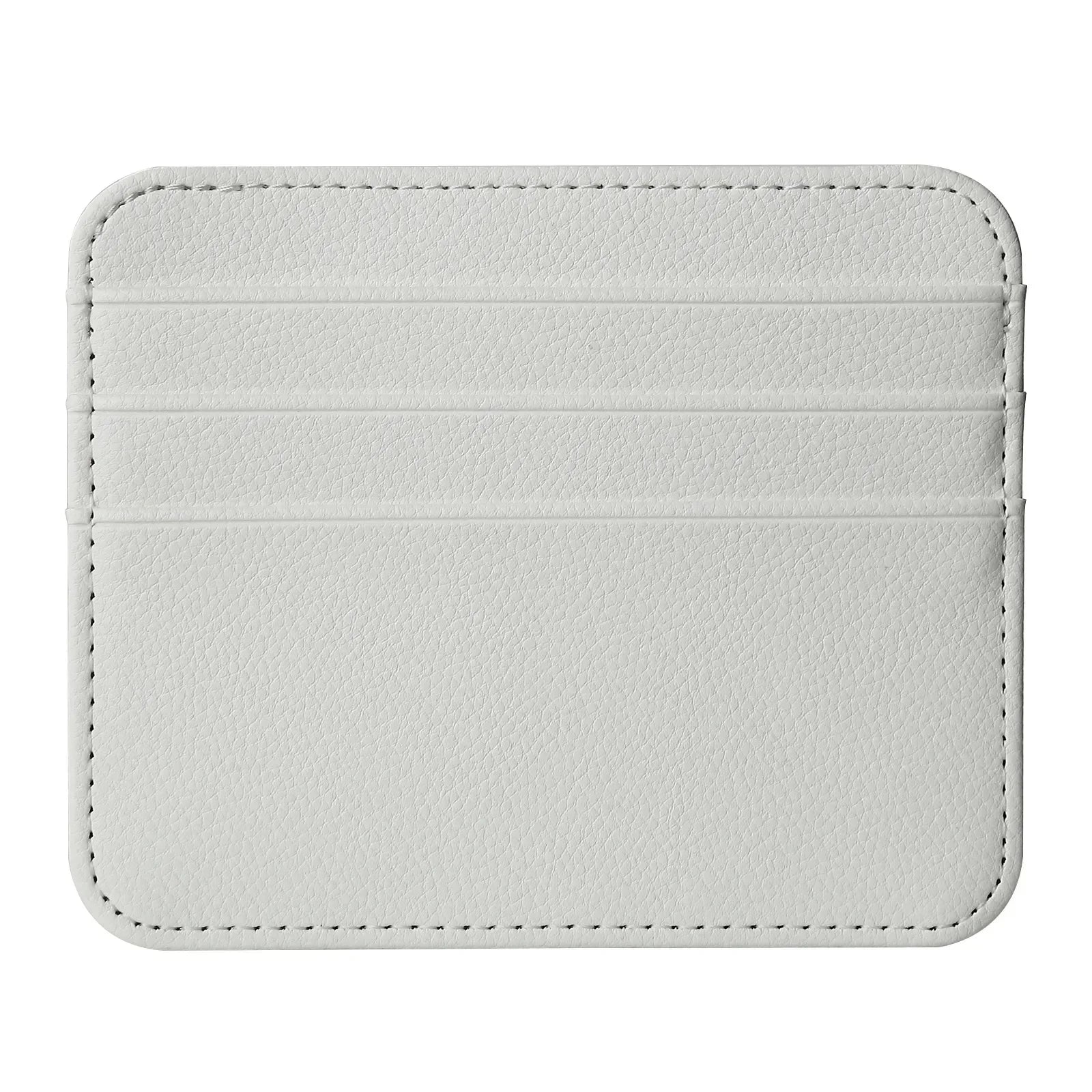 Slim Thin Mini ID Card Holder | PU Leather Credit Card Case for Men and Women additional angle