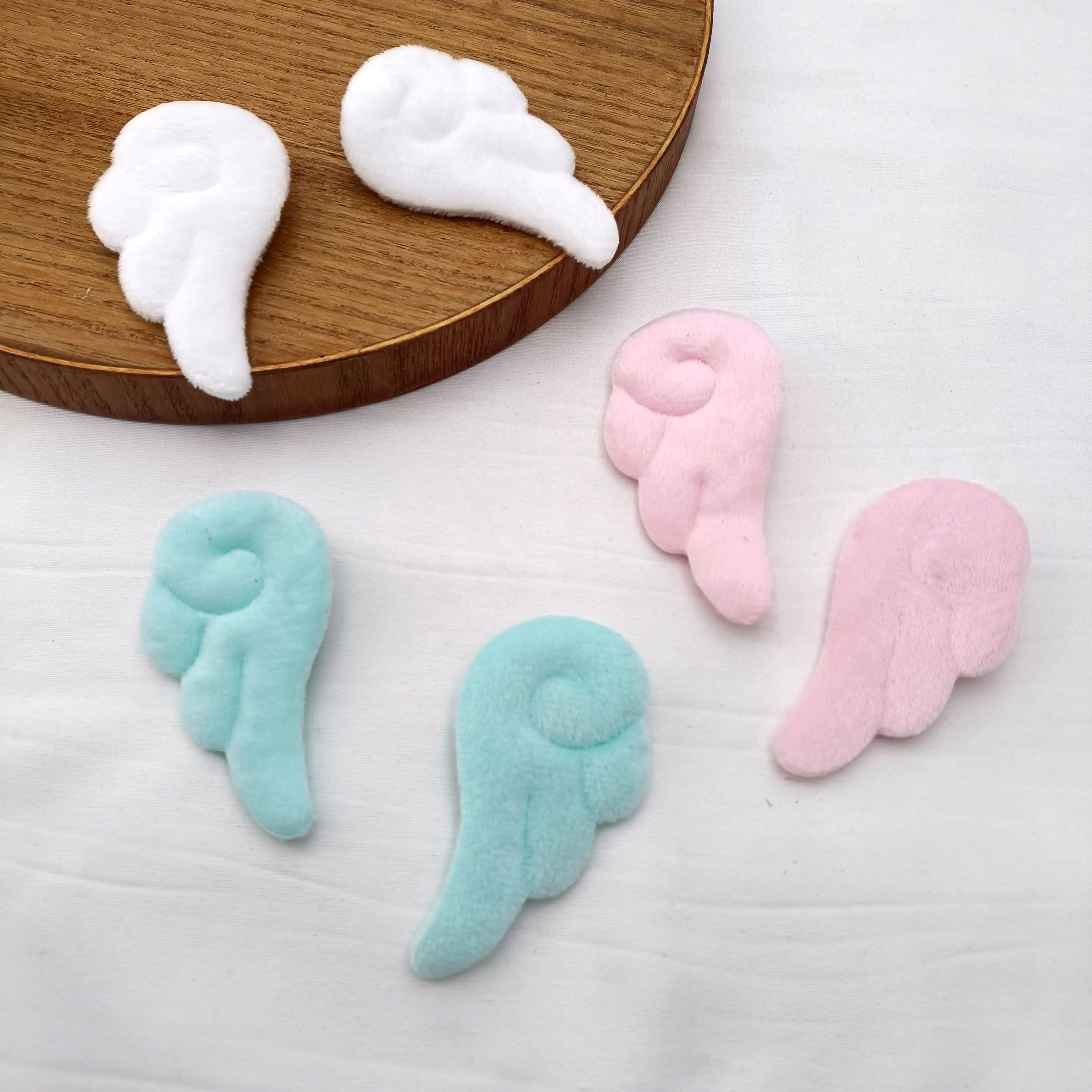 2Pcs/20Pcs 5cm Angel Wings Super Cute Angel Wing Plush Hairpin Girl Hair Clip Accessories Barrettes Hairgrip Headdress Headwear