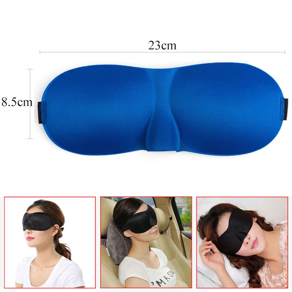 3D Breathable Sleeping Eye Mask | Light Blocking Sleep Aid for Travel and Home additional angle