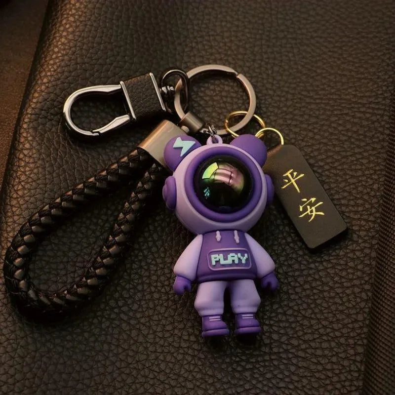 Starry Sky Cartoon Car Keychain Pendant detail view