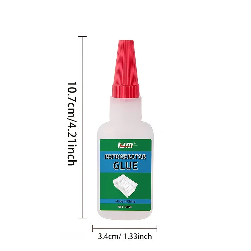 Freezer & Refrigerator Glue - Fast-Drying Heavy Duty Cold-resistant Adhesive with Noz alternate view