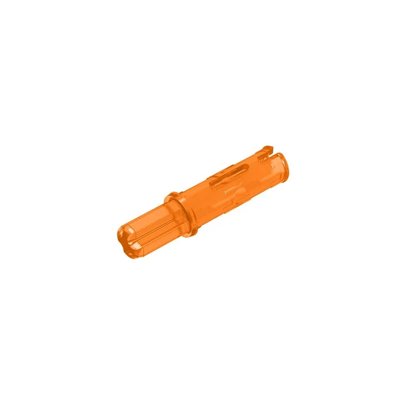 Gobricks GDS-929 Axle Pin 3L with Friction Ridges | Compatible Building Block for Tech close-up view