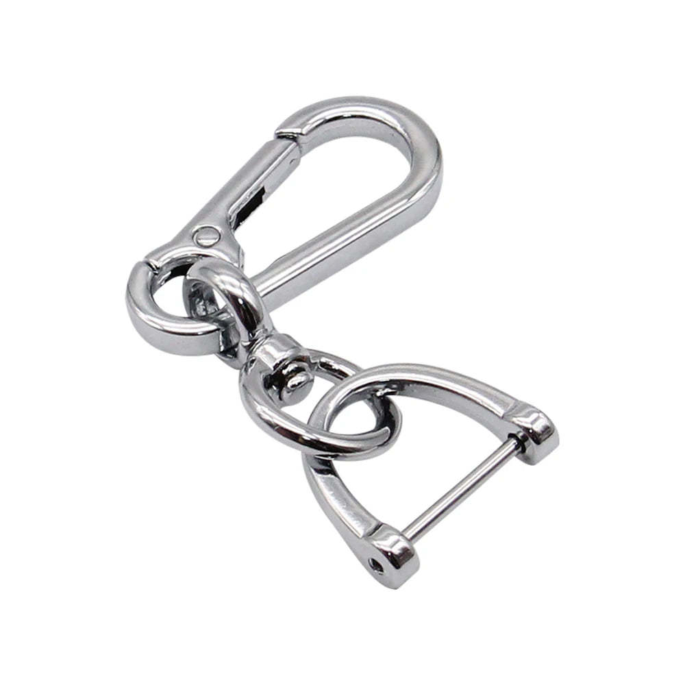 Anti-Lost Car Key Pendant | Creative Simple Stainless Steel Keychain with Strong Cara alternate view
