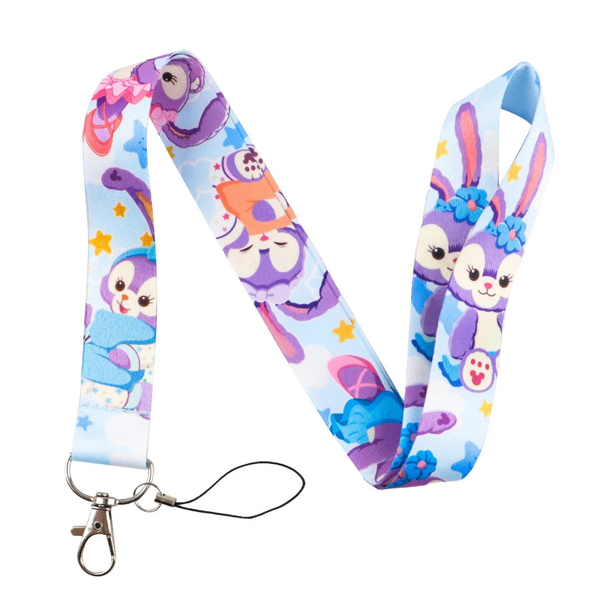 Cartoon Animal Keychain Lanyard | Anti-Lost Rope Strap for Keys detail view