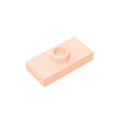 Gobricks PLATE 1X2 W. 1 KNOB | Modified Building Block Compatible with Lego 15573 detail view