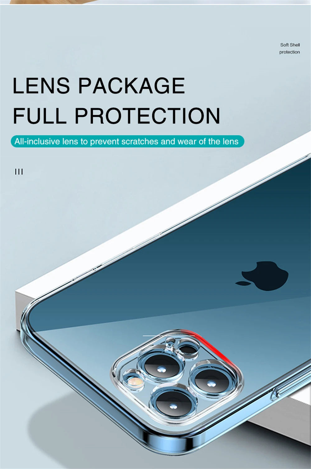 Ultra Thin Clear Phone Case For iPhone 11 12 13 14 15 16 Pro X XR XS Max Mini 7 8 P additional angle