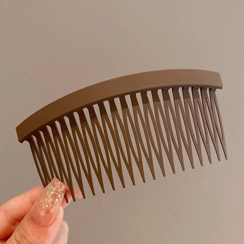 1Pcs Colorful Plastic Side Hair Twist Combs French Twist Comb Women Fine Hair Clips Hairs Styling Accessories Wholesale 7 Colors