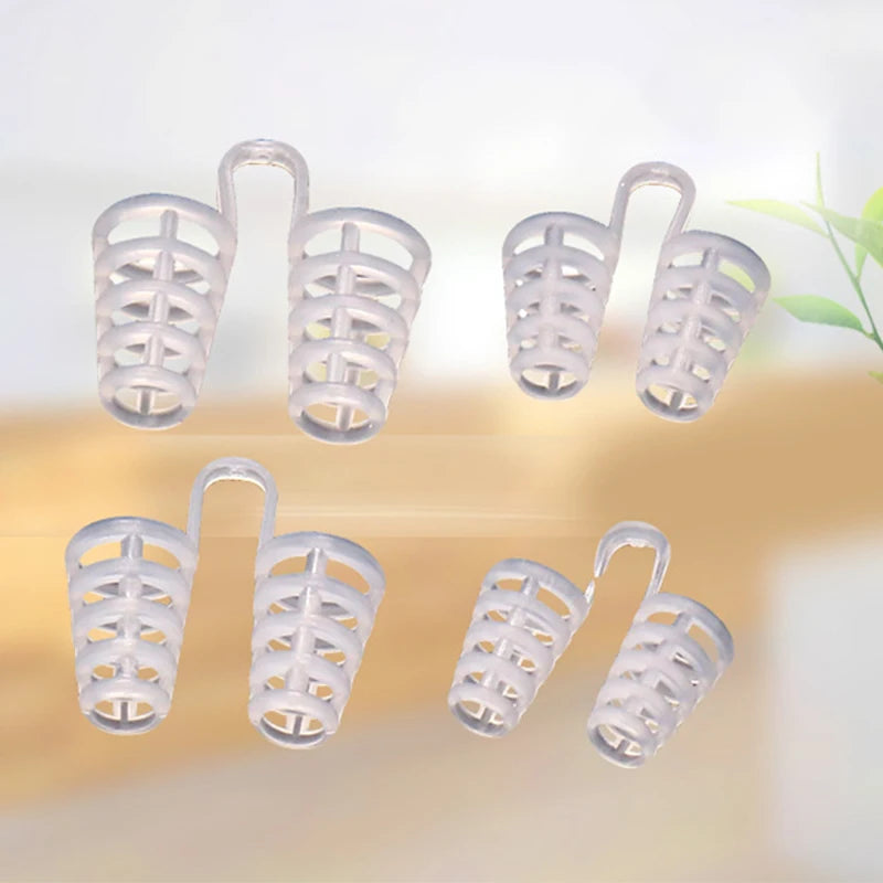 4pcs Anti Snoring Device for Easy Breathing | Natural Sleep Aid Nose Clip additional angle