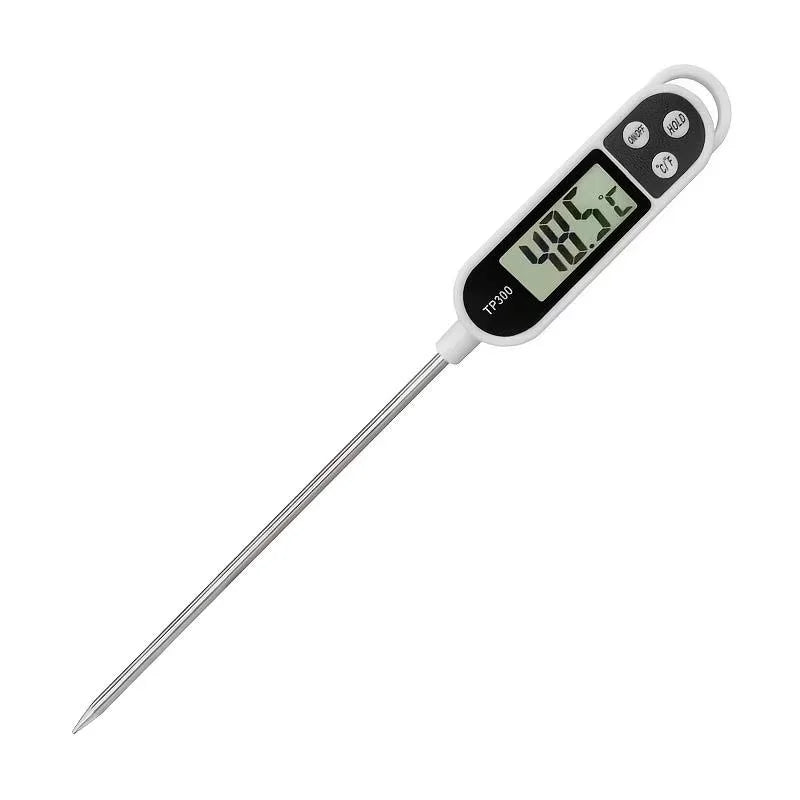 Stainless Steel Probe Food Thermometer | Pen Type Instant Read Thermometer for Milk, Cof detail view