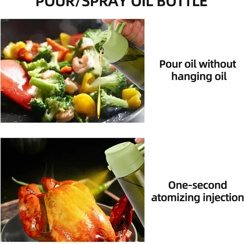 Olive Oil Dispenser Plastic Bottle lifestyle view