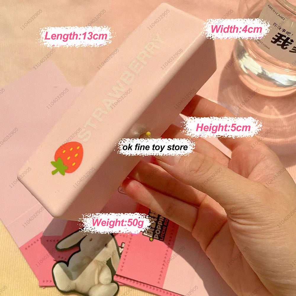 Strawberry Cheese Slow Rising Squishy Toys | Sensory Fidget Stress Relief for ADHD detail view