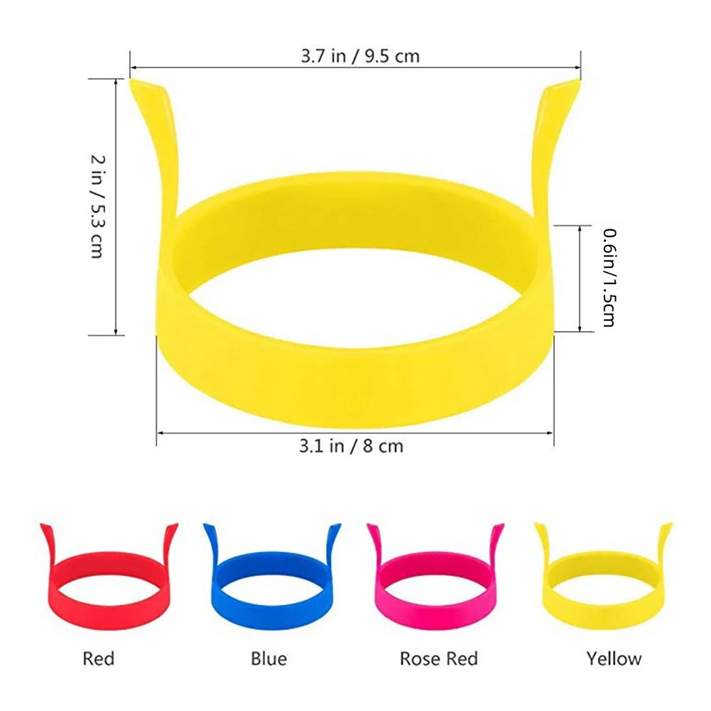 Silicone Egg Ring Mold | Nonstick Fried Egg and Pancake Mold Set lifestyle view