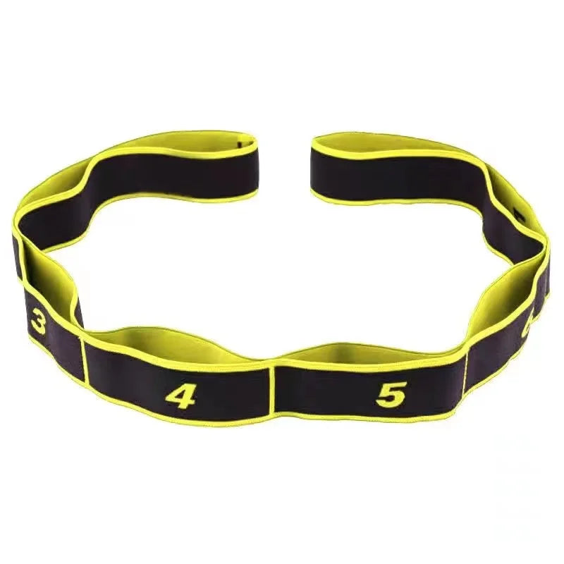 Yoga Stretch Resistance Band | Multi Loop Stretching Strap for Flexibility Training lifestyle view