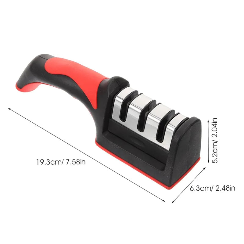 Tungsten Carbide Knife Sharpener | Stainless Steel Kitchen Sharpening Tool additional angle