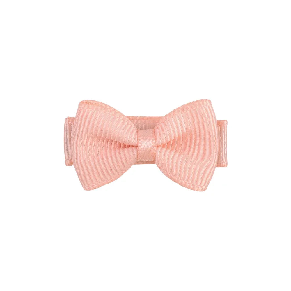 Inches Solid Colors Mini Hair Bows Clip close-up view