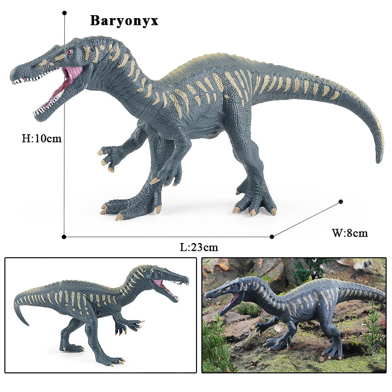 Oenux Dinosaurs World Action Figures | Savage Jurassic Indominus Rex Spinosaurus Tric alternate view