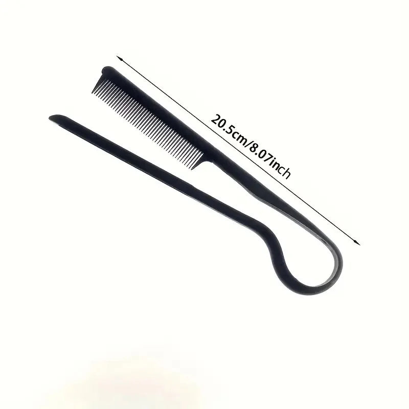 Hairdressing V-Comb Messy Hair Finishing Straightening Splint Comb - Hair Styling Too alternate view