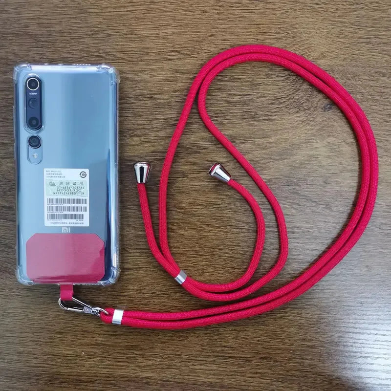 1/2pcs Universal Adjustable Phone Lanyard Strap Mobile Phone Hanging Rope Neck Straps close-up view