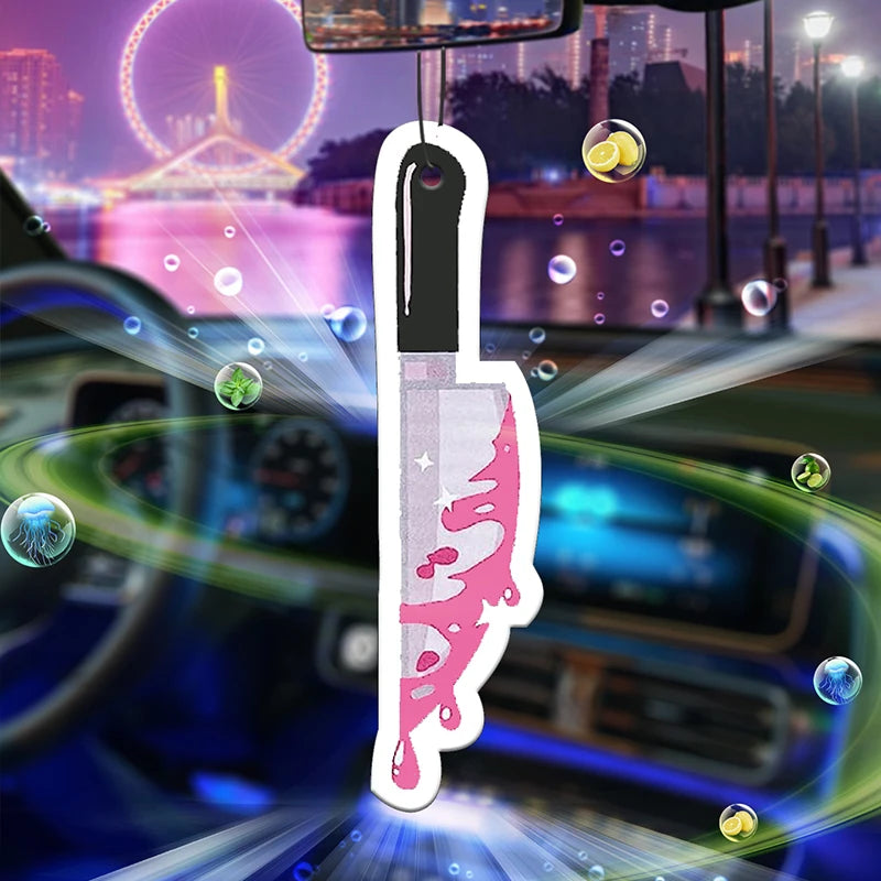 Call me on Halloween, car air freshener, perfume pendant, rearview mirror hanging dec lifestyle view
