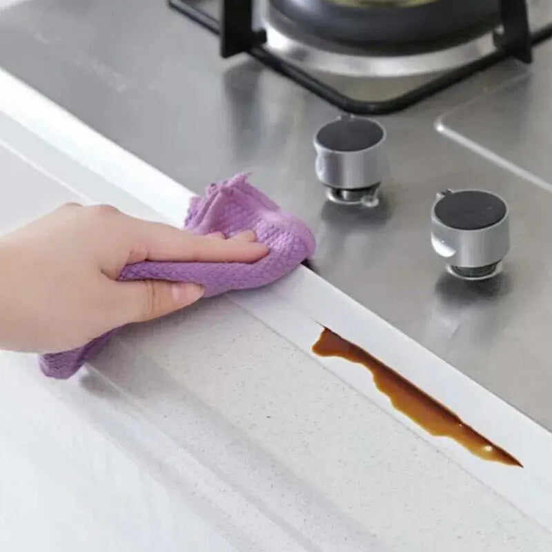 Kitchen Anti-Mold Waterproof Tape | Moisture-Proof Gap Sealer for Sinks close-up view