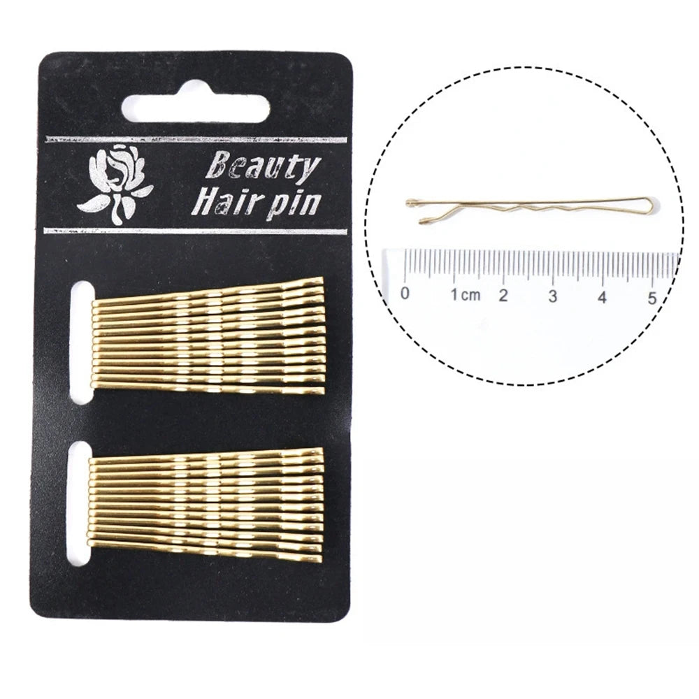 24Pcs/set Hair Clip Ladies Hairpins Girls Hairpin Curly Wavy Grips Hairstyle Hairpins Wo detail view