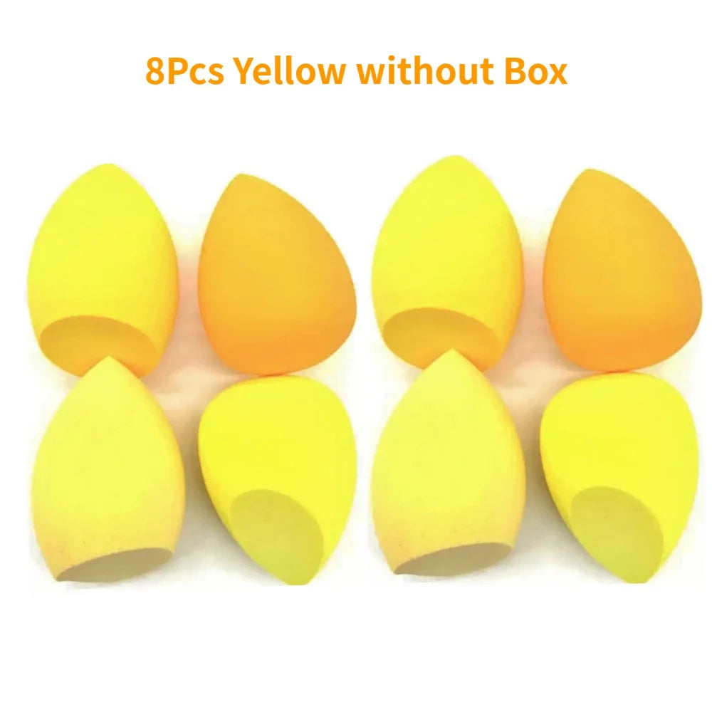 4/8pcs Makeup Sponge Blender Set | Soft Latex Foundation Blending Sponges detail view