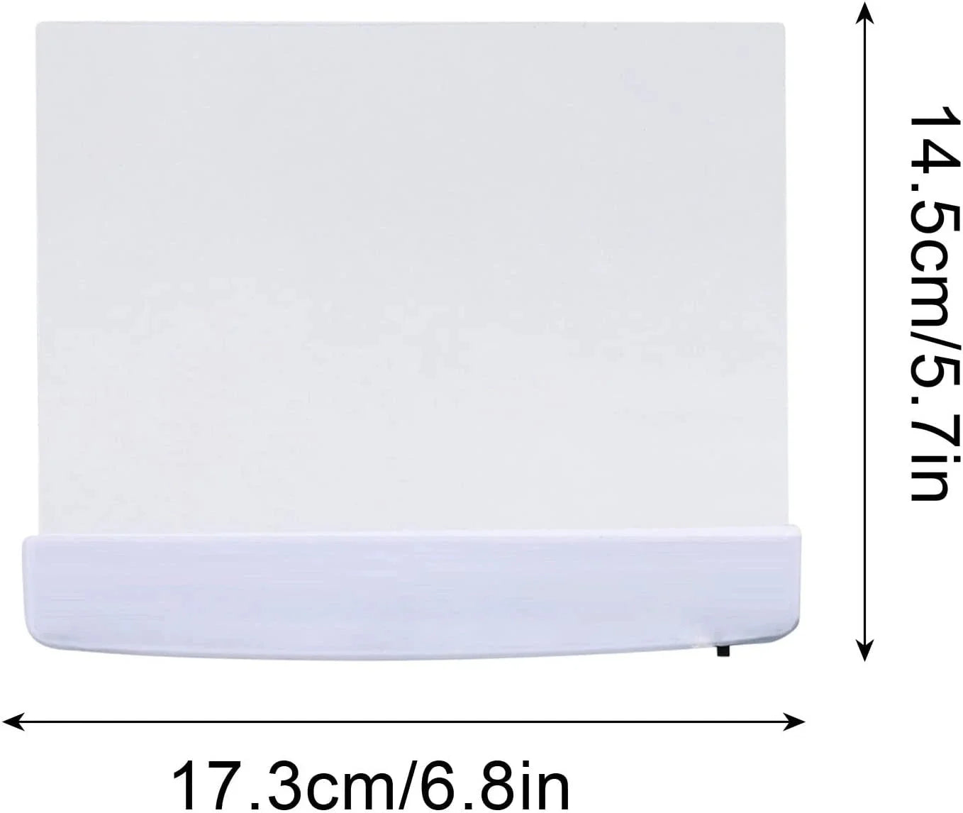 Flat Panel LED Book Light | Eye-Caring Portable Reading Lamp for Bed Travel close-up view