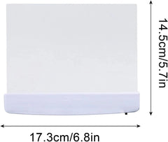 Flat Panel LED Book Light | Eye-Caring Portable Reading Lamp for Bed Travel close-up view