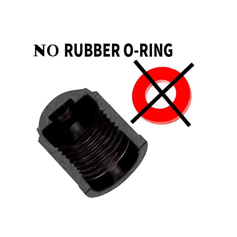20PCS Car Tire Valve Plastic Black Bike Tyre Valve Caps O Rubber Ring Covers Dome Shape detail view