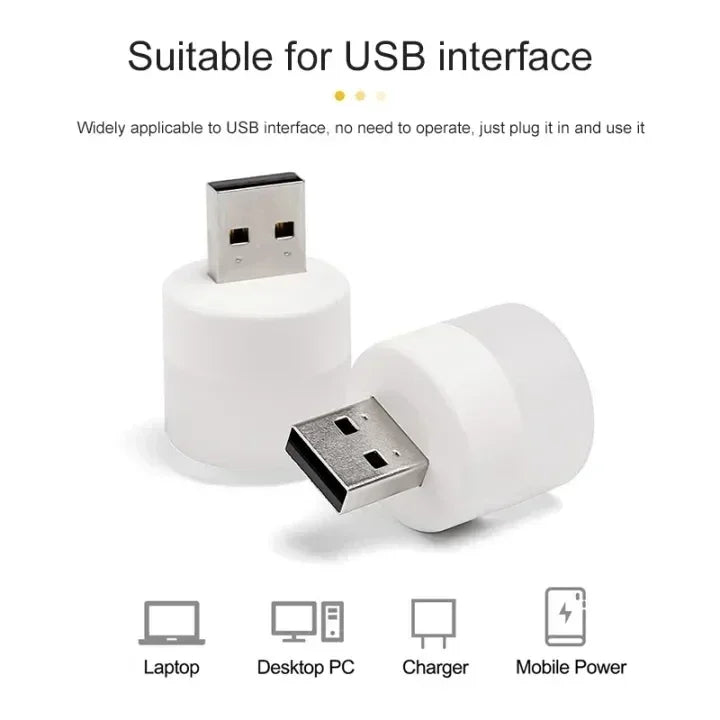 Mini LED Book Light | USB Rechargeable Reading Lamp for Bedroom and Travel close-up view