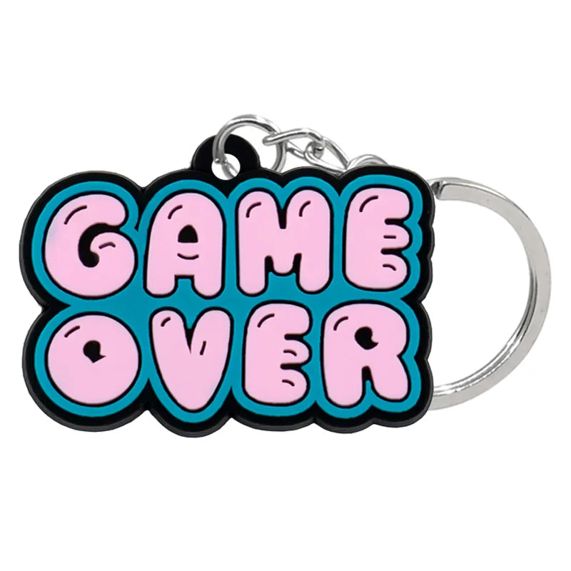 1PCS PVC new style Game Machine Keychain & Keyring Cute Gamepad Joystick Key Chain Ke alternate view