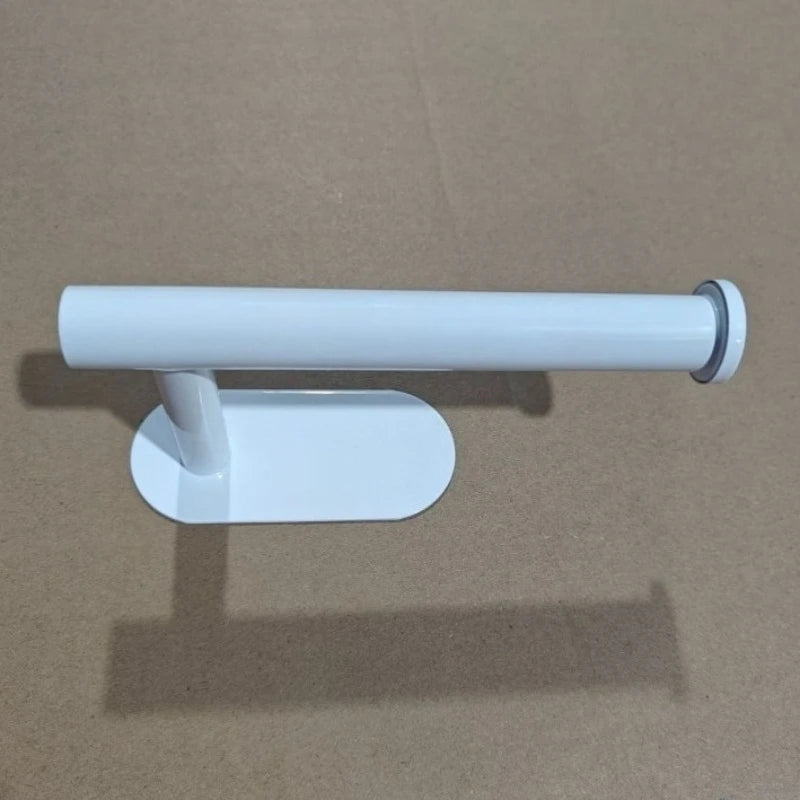 Towel Holder Adhesive Tissue Hanger Toilet Roll Paper Dispenser Cabinet Storage Napki lifestyle view