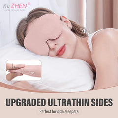 3D Sleeping Eye Mask | Soft Tiredness Relief Blindfold for Unisex alternate view