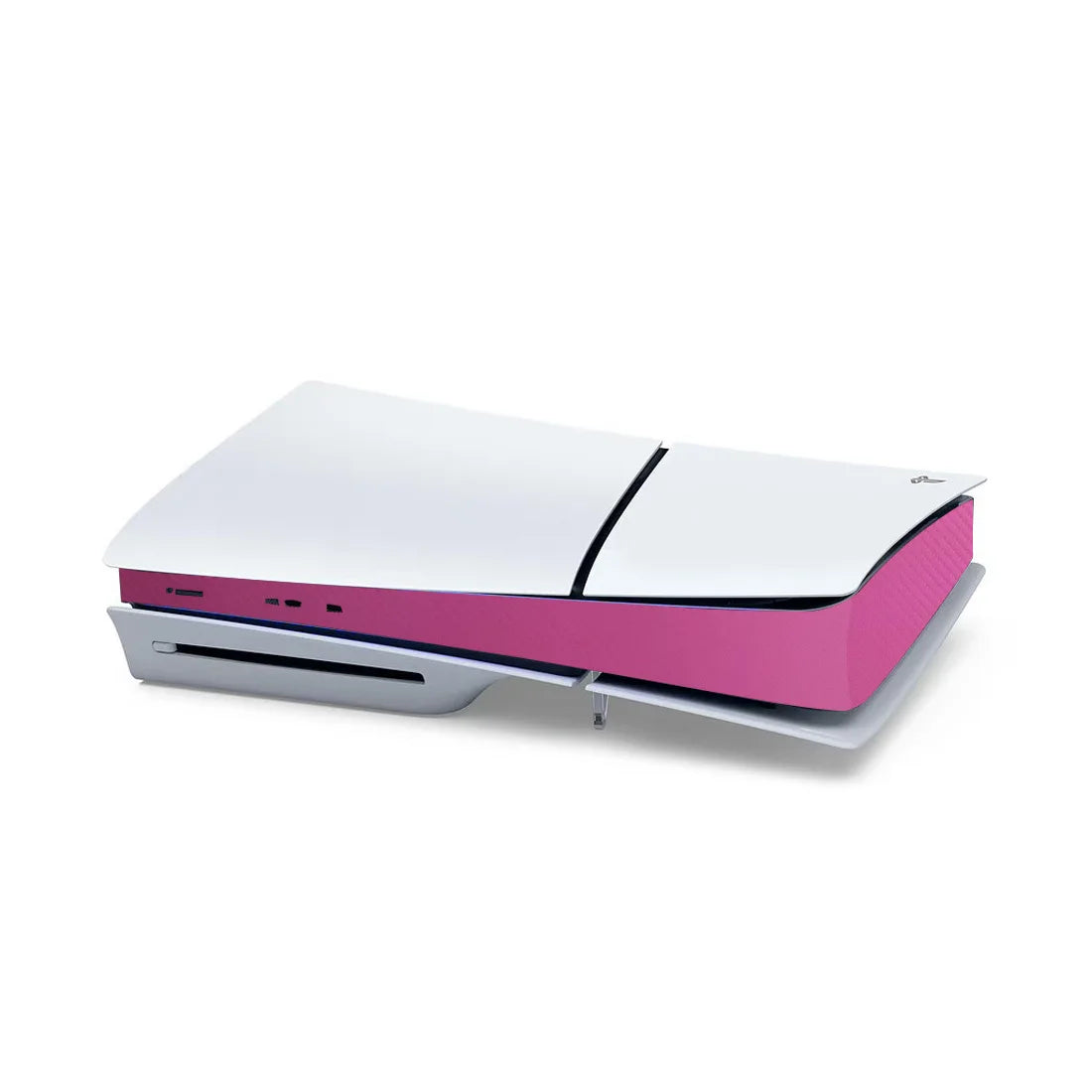 For Sony PS5 Slim Console Carbon Fiber Skin Cover Sticker Host Center Decals Game Consol detail view