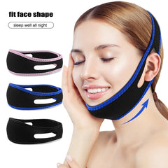 Breathable Anti Snore Chin Strap | Nylon Elastic Mouth Breathing Band for Better Sleep detail view