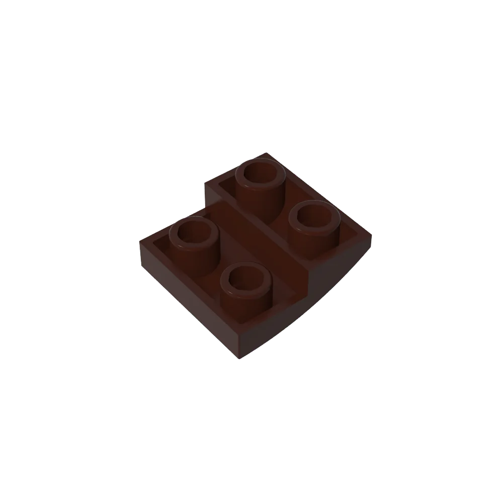 Gobricks GDS-1270 Slope, Curved 2 x 2 Inverted | Compatible with Lego 32803 Building alternate view