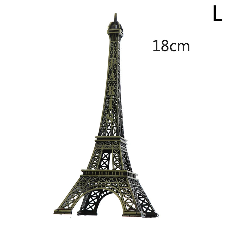 Mini Paris Eiffel Tower Model Desk Figurine Statue Crafts Souvenir Alloy