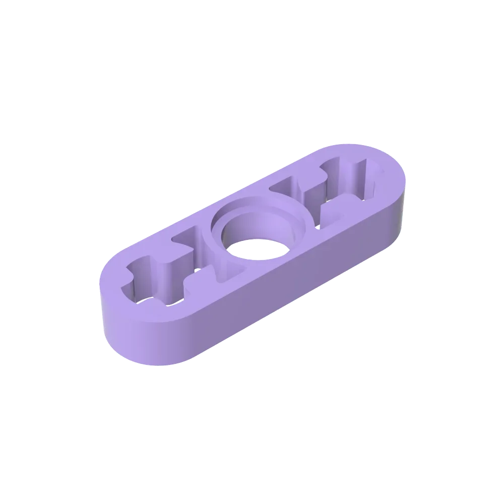 Gobricks GDS-689 Technical Liftarm Thin 1 x 3 | Building Block with Axle Holes Compat alternate view