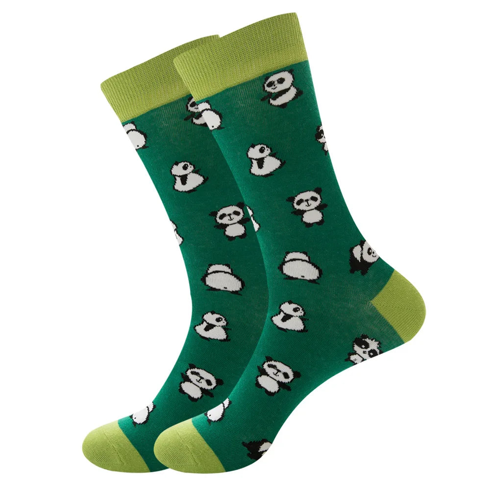 Sock Combed Cotton Funny Men's Big Size Crew Harajuku Hip Hop Thick Long Socks