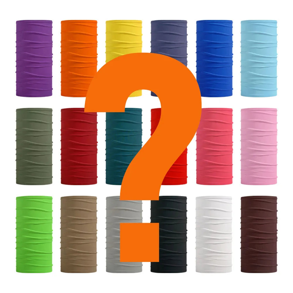 Summer UV-Protection Bandana Seamless Tube Scarf Headwear Cycling Face Cover Multi-use close-up view