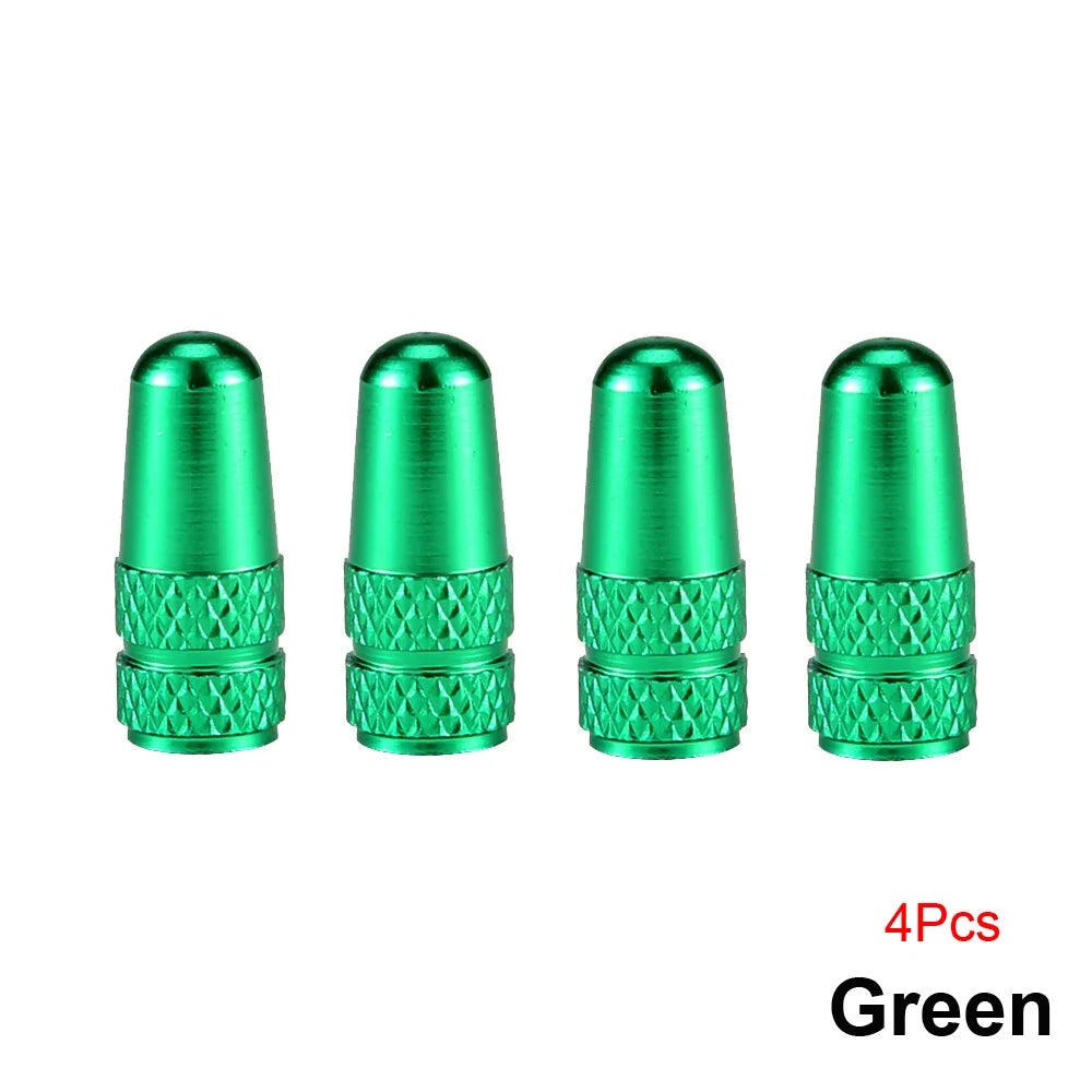 4Pcs Aluminum Presta Valve Caps alternate view